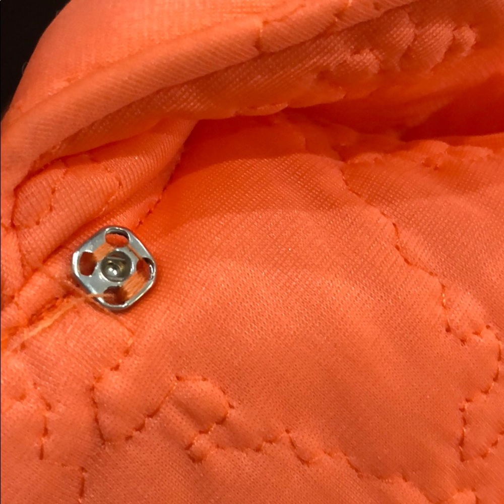 Vintage 60’s /70’s girls tangerine belted coat!! L - Picture 6 of 8